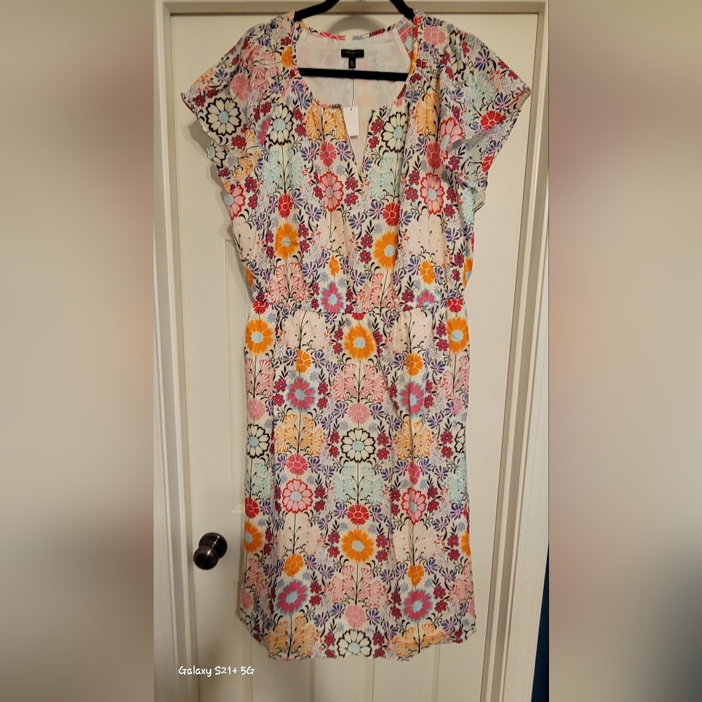 Talbots floral dress